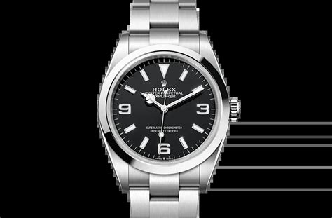 Rolex Explorer ทำจาก Oystersteel, M124270.